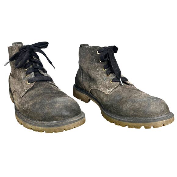 Frye & Co Men’s Ranger Grey Suede Chukka Boots Size US 10.5 main image 4